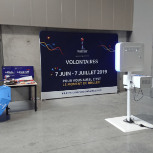 Organisation et animation stand borne selfie pour événement sportif Le Havre