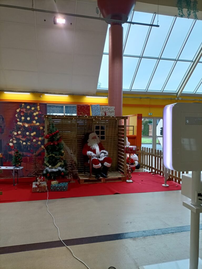 Animation stand photo avec Père Noël Le Havre