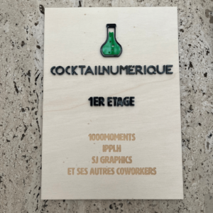 Création d'une plaque signalétique entreprise Le Havre